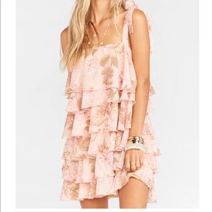 Show Me Your Mumu Ruffle Mini Dress